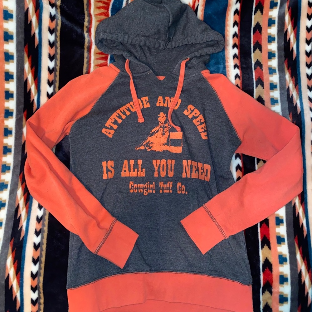 Cowgirl Tuff Hoodie - Small